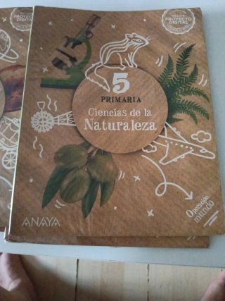 Lote le libros de texto 5 primaria, Anaya .