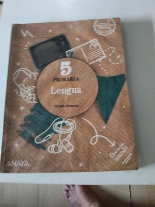 Lote le libros de texto 5 primaria, Anaya .