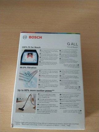 Bolsas aspiradora Bosch G ALL (4uds) + 2 regalo