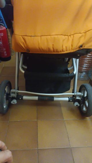 Carrito gemelar Jane Twin Two naranja