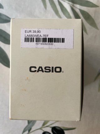 Reloj Casio Digital Plata Mujer