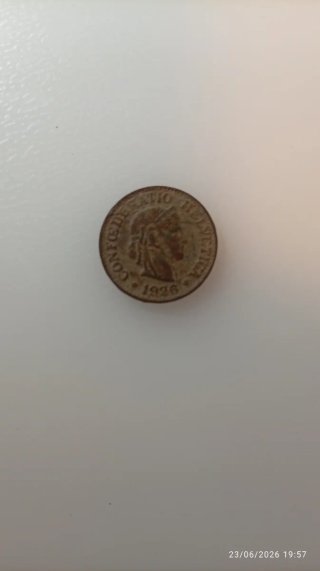 Moneda suiza del 1926 de 10 francos
