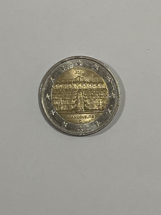 Moneda 2 Euros Brandenburg 2020 D