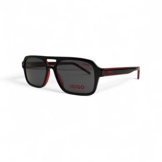 GAFAS DE SOL HUGO BOSS HG1241/S NEGRAS Y ROJAS