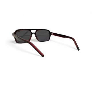 GAFAS DE SOL HUGO BOSS HG1241/S NEGRAS Y ROJAS