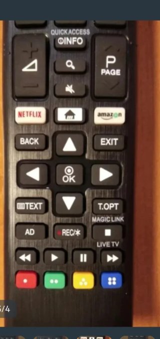 Mando a distancia para televisión LG Smart TV