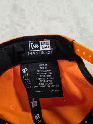 Gorra New Era McLaren Talla Única Naranja
