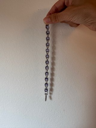 Collar y Pulsera Swarovski Morado/Plata