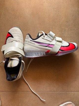 Nike Romaleos Zapatillas Halterofilia Blanca/roja