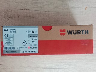 Anclaje Wurth W-FAZ/S M10 90mm