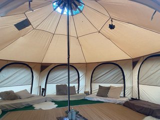 Carpa VEVOR Lona 4 Estaciones Beige
