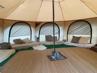 Carpa VEVOR Lona 4 Estaciones Beige