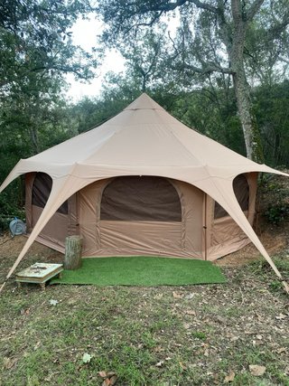 Carpa VEVOR Lona 4 Estaciones Beige