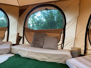 Carpa VEVOR Lona 4 Estaciones Beige