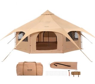 Carpa VEVOR Lona 4 Estaciones Beige