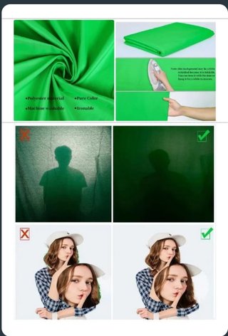 Fondo Chroma Key Verde 3x3m + Soporte Robusto