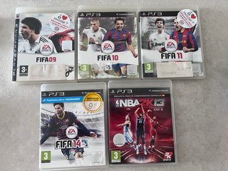 Lote 5 Juegos PS3: FIFA y NBA 2K