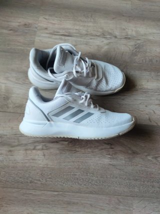 Zapatillas Adidas Mujer Talla 40 Blancas/Gris