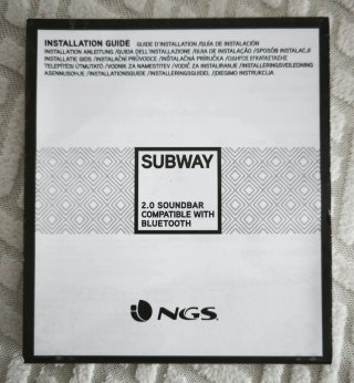 Barra de Sonido NGS SUBWAY Bluetooth 40W