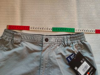 Pantalones Trangoworld grises y verde oliva