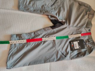 Pantalones Trangoworld grises y verde oliva