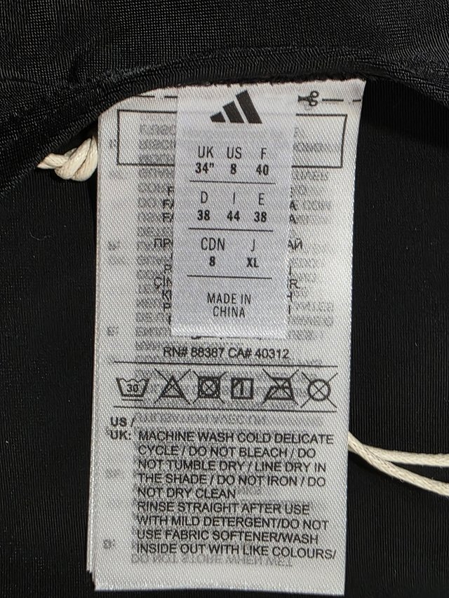 Bañador Adidas Mujer Talla 38 Negro