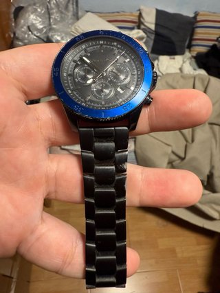 Reloj Michael Kors Negro y Azul