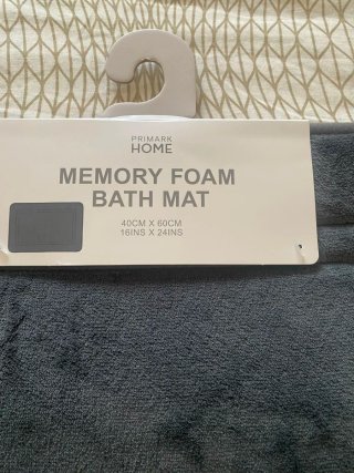 Alfombra Baño Espuma Gris