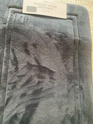 Alfombra Baño Espuma Gris