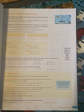 Matemáticas 1 secundaria Revuela
