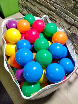 Intex Pack 100 Bolas Infantiles GRANDES de 8 cm