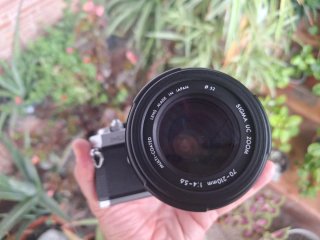 Pentax MX más objetivo