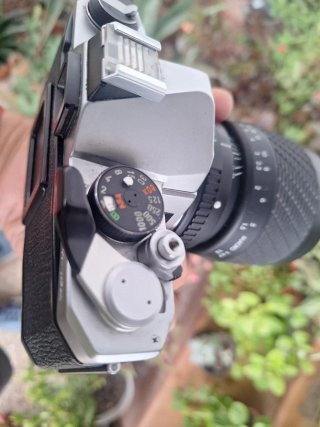 Pentax MX más objetivo