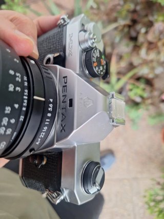 Pentax MX más objetivo