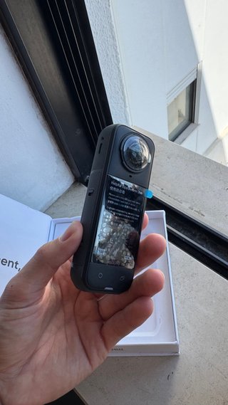 Câmara Insta360 X5 Preta