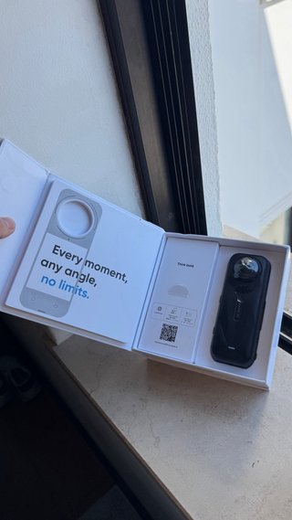 Câmara Insta360 X5 Preta
