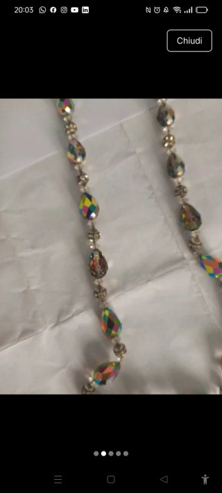 Collana Vetro Murano Autentico