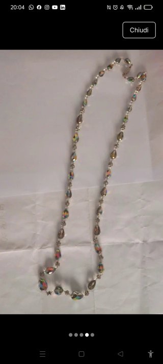 Collana Vetro Murano Autentico