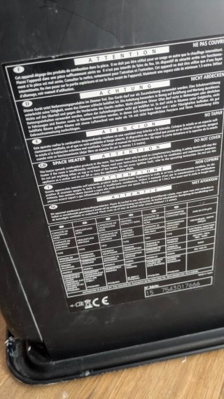 Estufa Eléctrica Qlima SRE 1330 TC