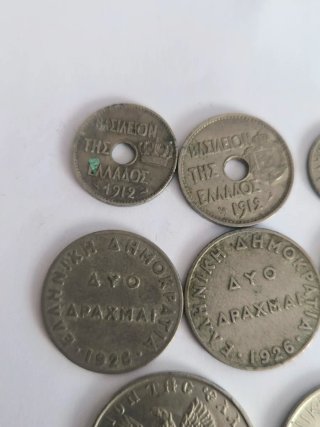 Lote 8 Monedas Dracmas Griegos Antiguos