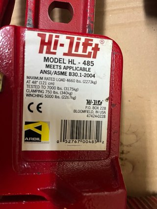 Gato Hi-Lift HL-485 Auténtico