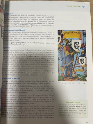 Lengua y Literatura, 1 Bachhillerato