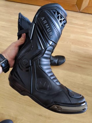 Botas de Moto Armure Negras