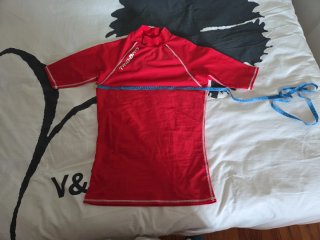 Camiseta de baño Tribord roja