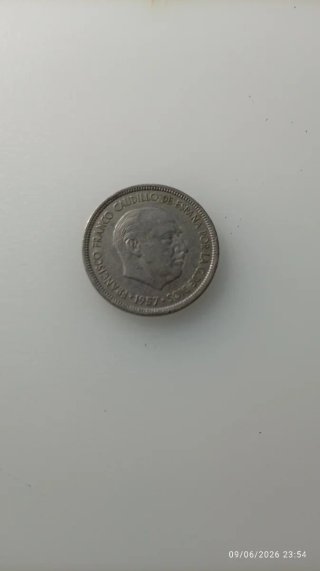 Moneda Francisco Franco 1957