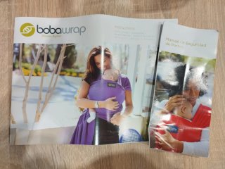 Boba Wrap Portabebés Elástico Morado