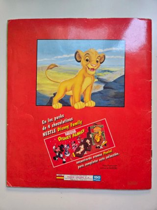 Álbum COMPLETO El Rey León PANINI Disney 1995