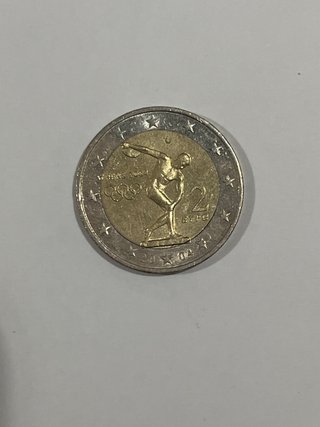 Moneda 2 Euros Atenas 2004