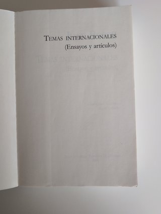 Juan Bosch Temas Internacionales, 2006