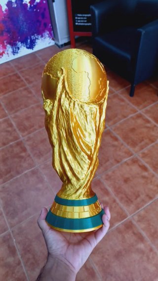 Trofeo Copa del Mundo Impresión 3D